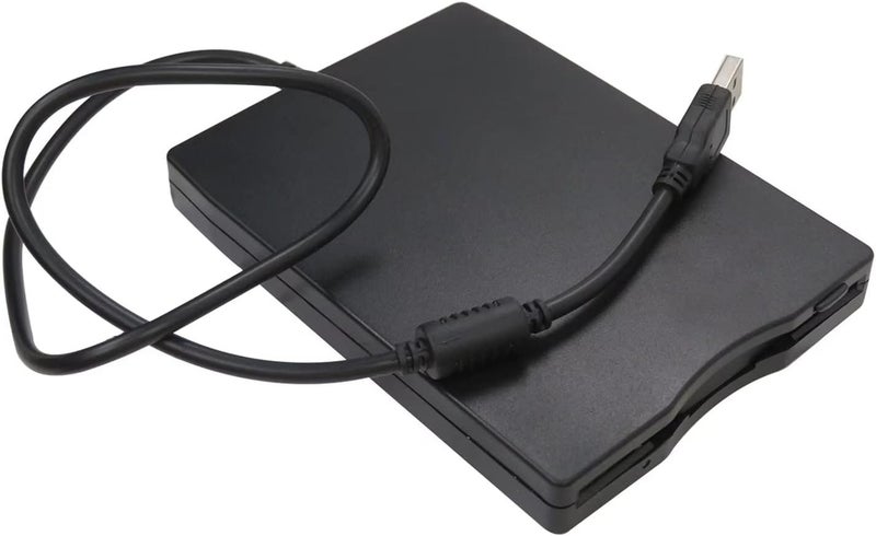 Vicue Read/Write 1.44 MB Floppy Disk, Black USB External Floppy Disk Drive 1.44MB for Laptop PC Win 7/8/10/11 Mac - Image 2